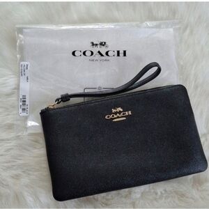 Coach Large Corner Zip Wristlet